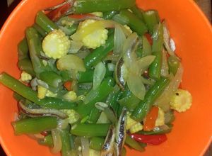 Foto resep Oseng buncis+keputren+terigoreng