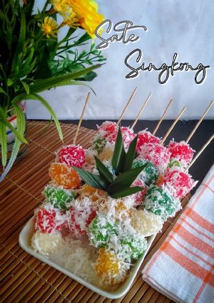 Foto resep Sate Singkong Pelangi