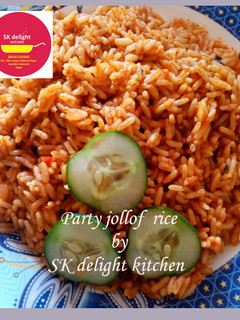 A picture of Party jollof rice.