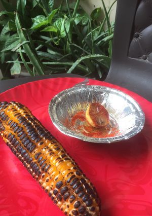 A picture of Corn on the cob.