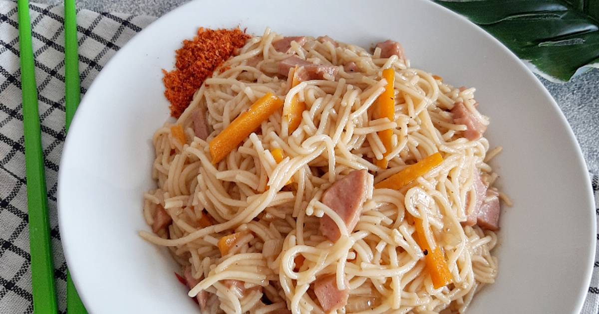 Resep Bihun Goreng Bumbu Instant Oleh Armina Puji Utari Cookpad