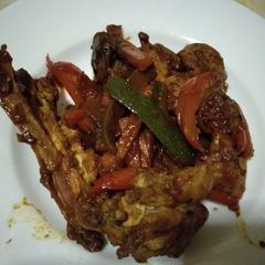 A picture of Stir fry chicken #4weekschallenge.