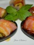 Canary Island Skewers with Banana, Bacon, and Honey