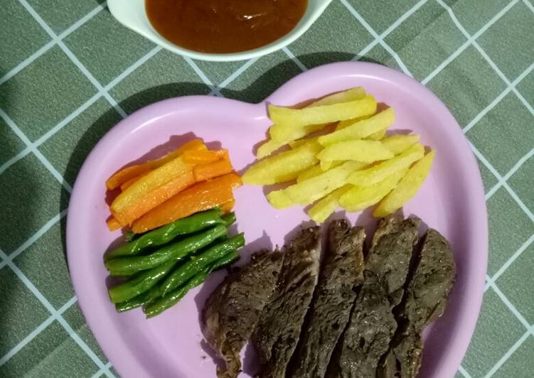 Rib-eye Steak Mushroom sauce