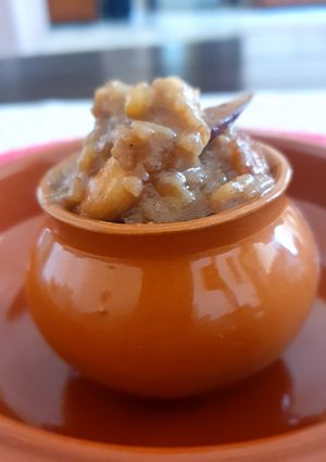 A picture of Temple style Kerala Payasam.
