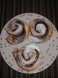 Kakaós csiga recept fotója