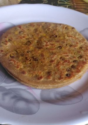 A picture of Oats sprout paratha.