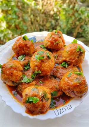 A picture of Chicken Kofta Curry.
