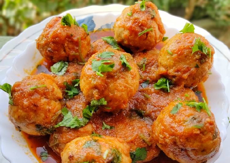 Easiest Way to Prepare Recipe of Chicken Kofta Curry