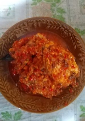 Foto resep Balado telur ceplok