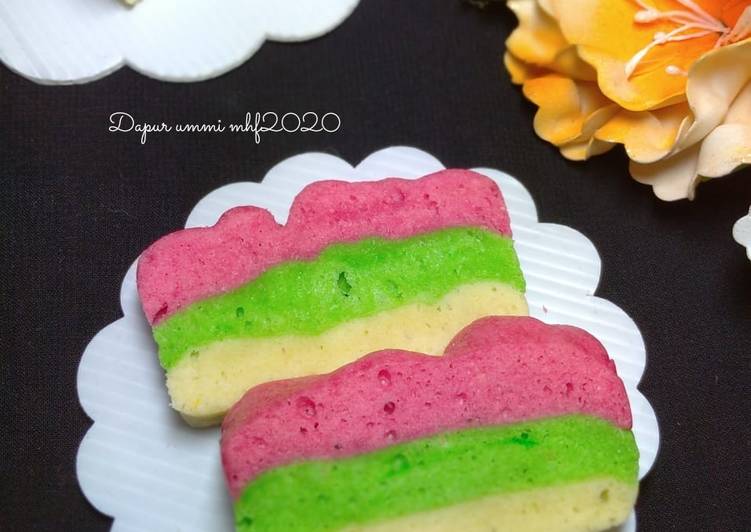 Cake Lapis Kukus Pelangi