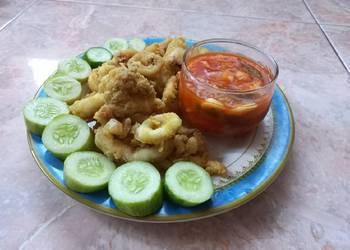 Resep Unik Cumi Goreng Tepung Saus Asam Manis Ala Resto Nikmat Lezat