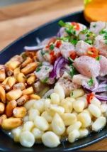 Una foto de El famoso ceviche peruano