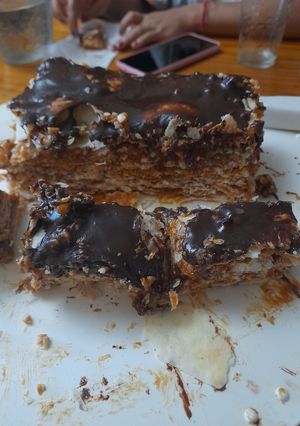 Una foto de Torta de hojaldre/ milhojas
