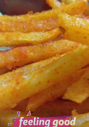 A picture of Garlic fries.