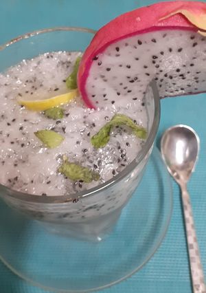 A picture of Dragon Fruit Fizz Mocktail --- 2 Good To Miss.