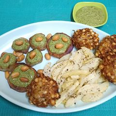 Assorted Farali Snack Platter A picture of Assorted Farali Snack Platter.