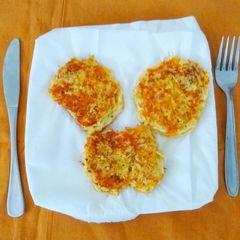 Zucchini Hash browns A picture of Zucchini Hash browns.