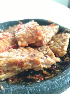 Foto resep Tempe penyet sambal bawang #004
