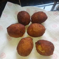 A picture of Scotched Eggs.