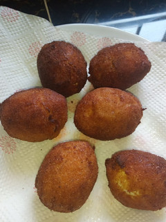 A picture of Scotched Eggs.