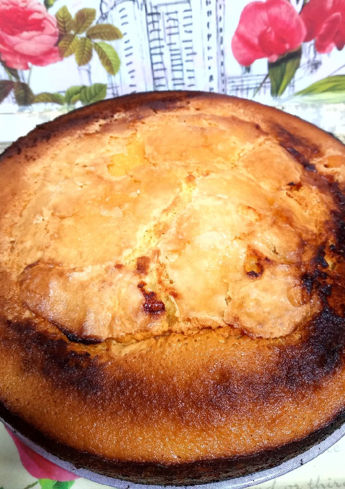 Una foto de Bizcocho de vainilla con leche de soja