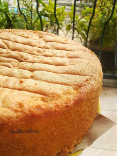 Foto resep Vanilla sponge cake ekonomis (base cake)