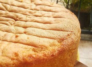 Foto resep Vanilla sponge cake ekonomis (base cake)