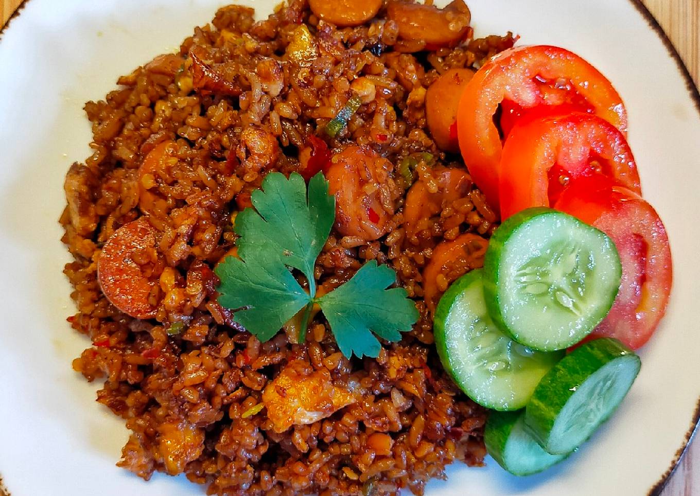 Nasi Goreng Kecap Pedas (No Manis)