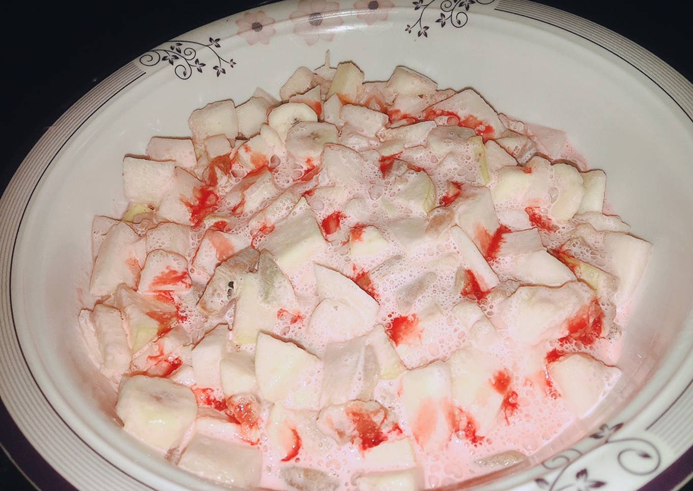 Instant Creamy Fruit Chaat