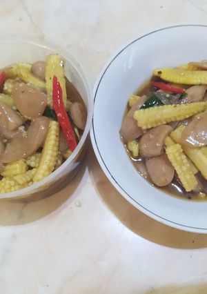 Foto resep Oseng Jagung Muda
