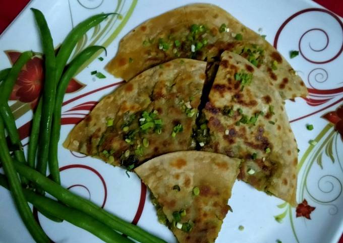 Steps to Prepare Super Quick Homemade French beans paratha