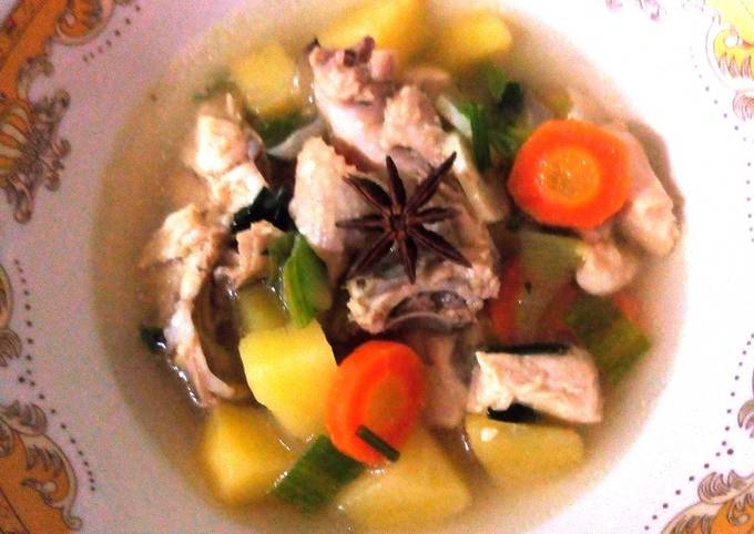 Sop ayam sederhana (praktis)