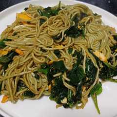 Mie Tumis Bayam Brazil-レシピのメイン写真