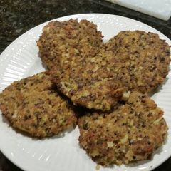 A picture of Quinoa patties.