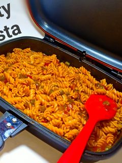 صورة لوصفة مكرونة الحلة الواحدة