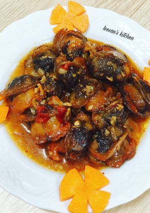 Hình của món Sò Lông Xào Me.