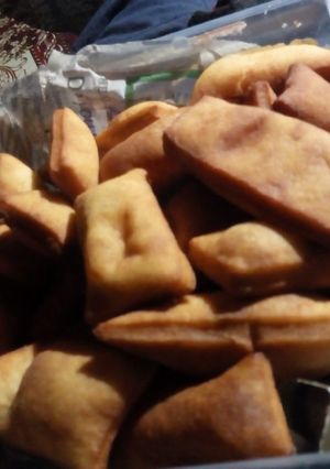 A picture of Kellitu's mandazi😋.