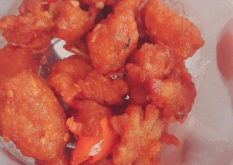 Langkah Mudah untuk Menyiapkan Spicy crispy chicken🔥, Sempurna