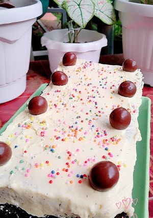 Foto resep Naked chocolate cake