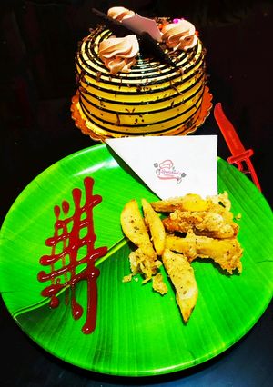पोटॅटो व्हेजेस (potato wedges recipe in marathi) रेसिपी चे मुख्य फोटो 