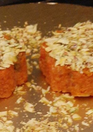 A picture of Carrot Barfi.