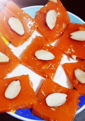 A picture of Bombay karachi halwa.