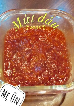 Hình của món Mứt dâu cho bé.