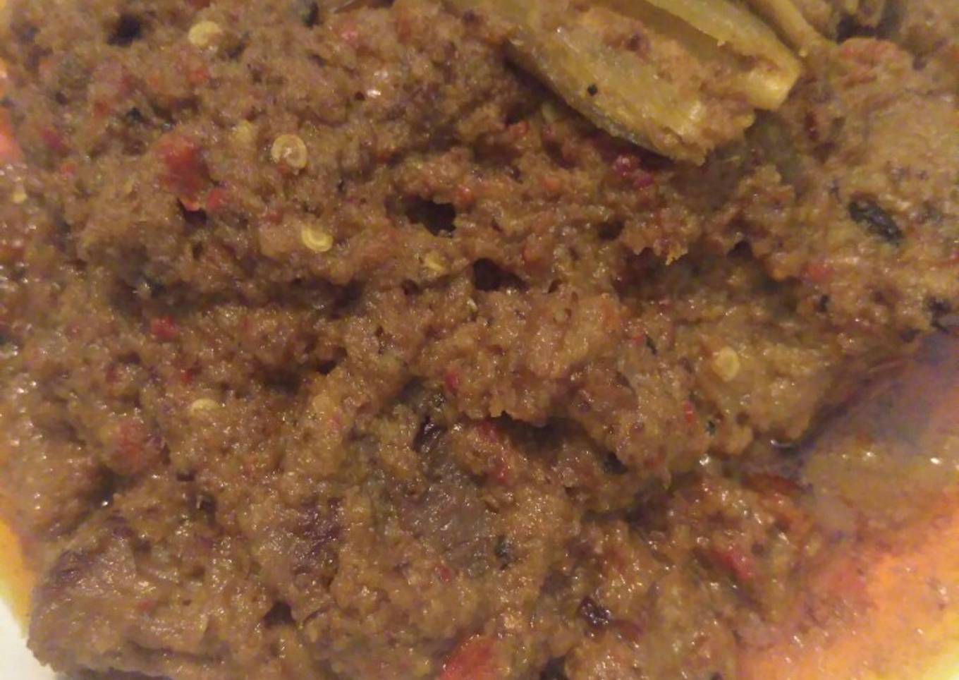 Rendang sapi ala miya