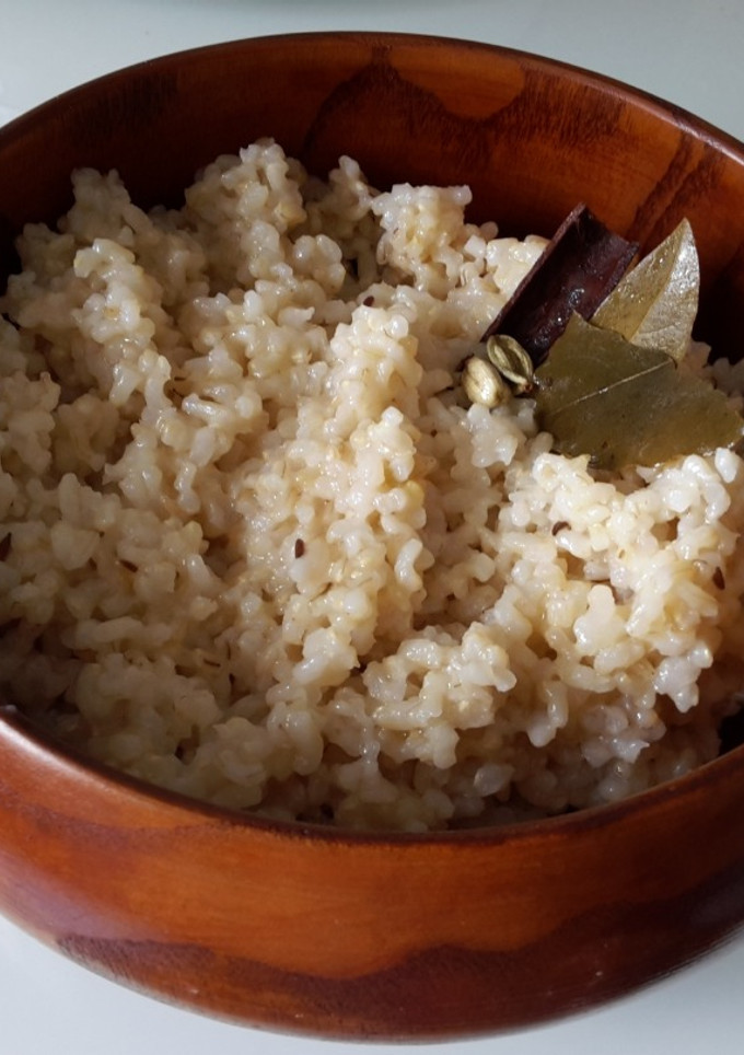 Una foto de Arroz jeera integral