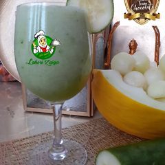 A picture of Cucumber and melon.