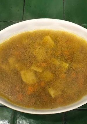 Una foto de Sopa ravioli