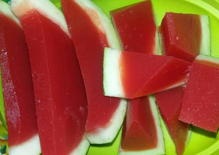 Resep Agar2 Semangka😋 Anti Gagal