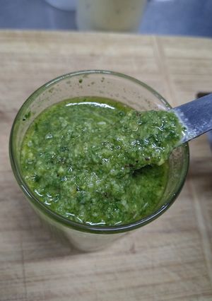 Una foto de Pesto de Perejil y pistacho